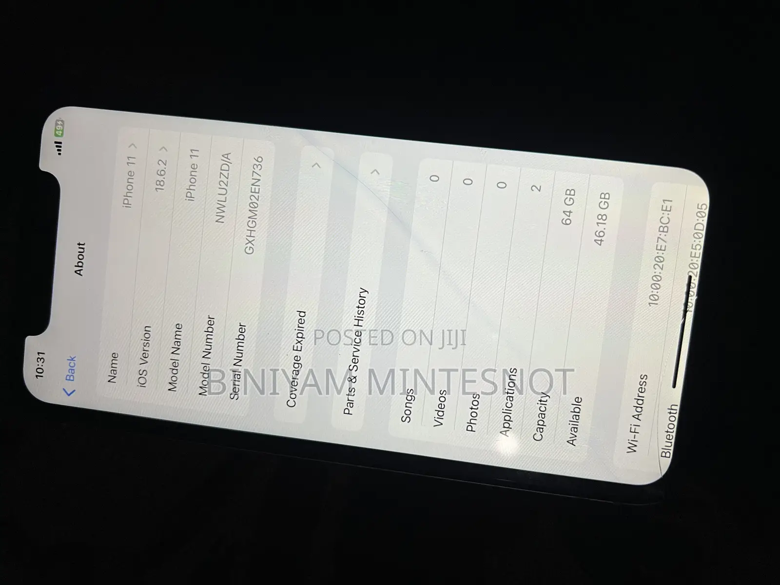 Apple iPhone 11 64 GB Black