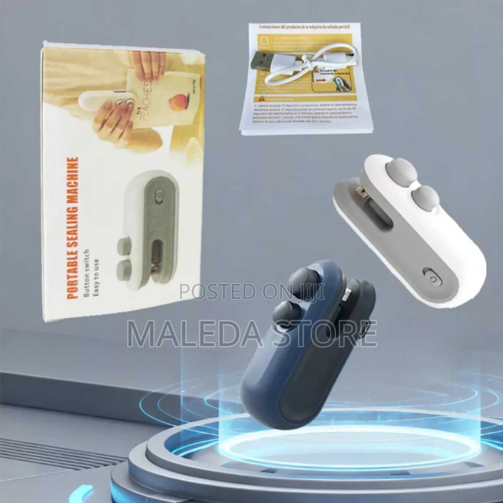 Rechargeable Mini Sealer With Cutter