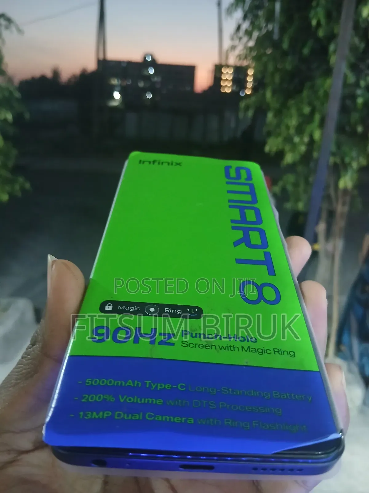 New Infinix Smart 8 64 GB Black