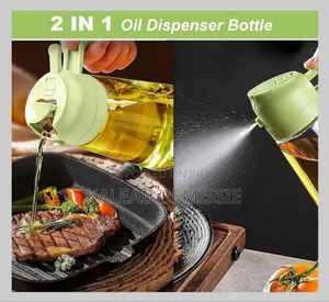 2in1 Oil Spary and Dispenser Bottle
