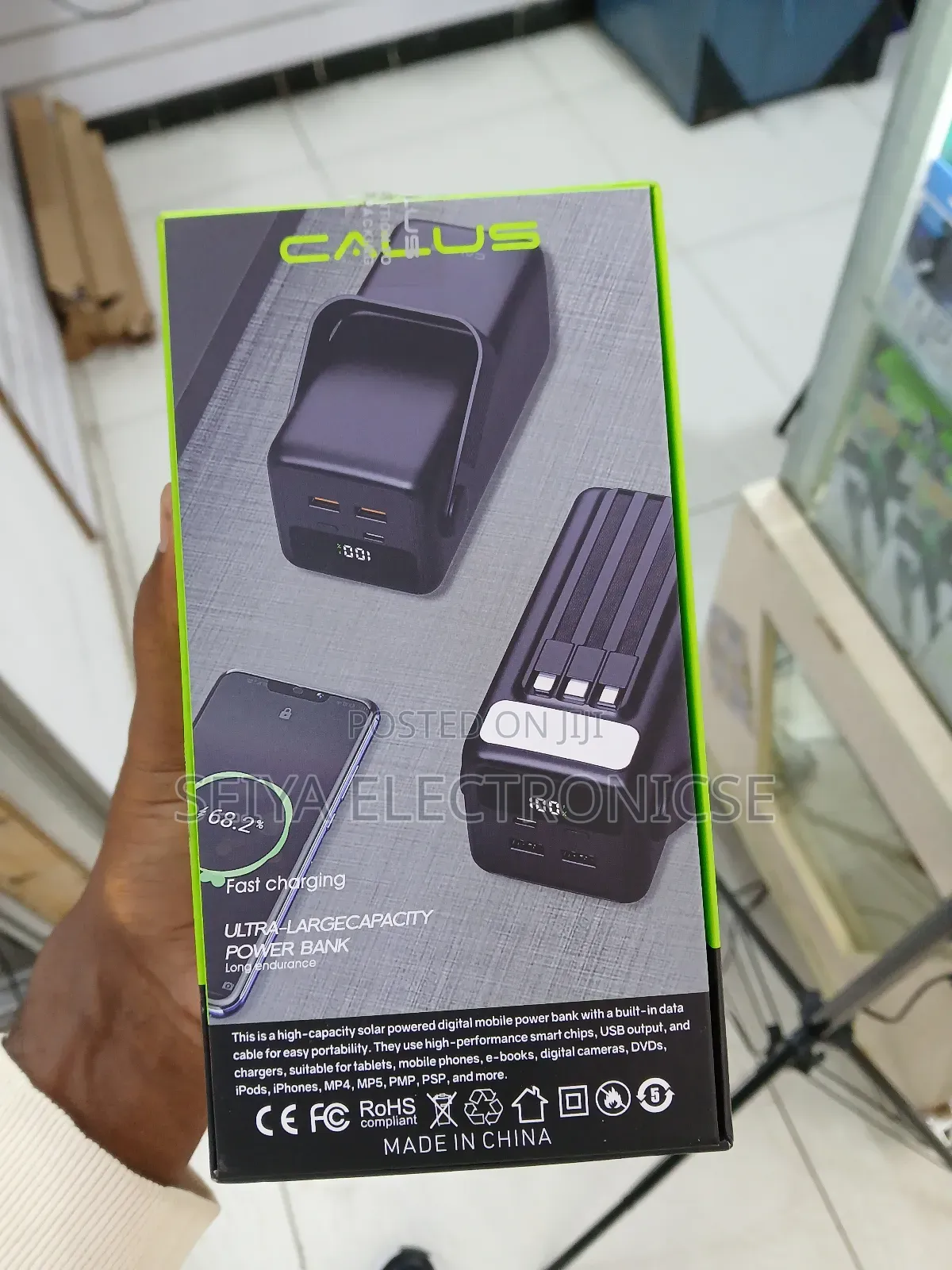 Calus Power Bank 65,000mah Fast-Charging