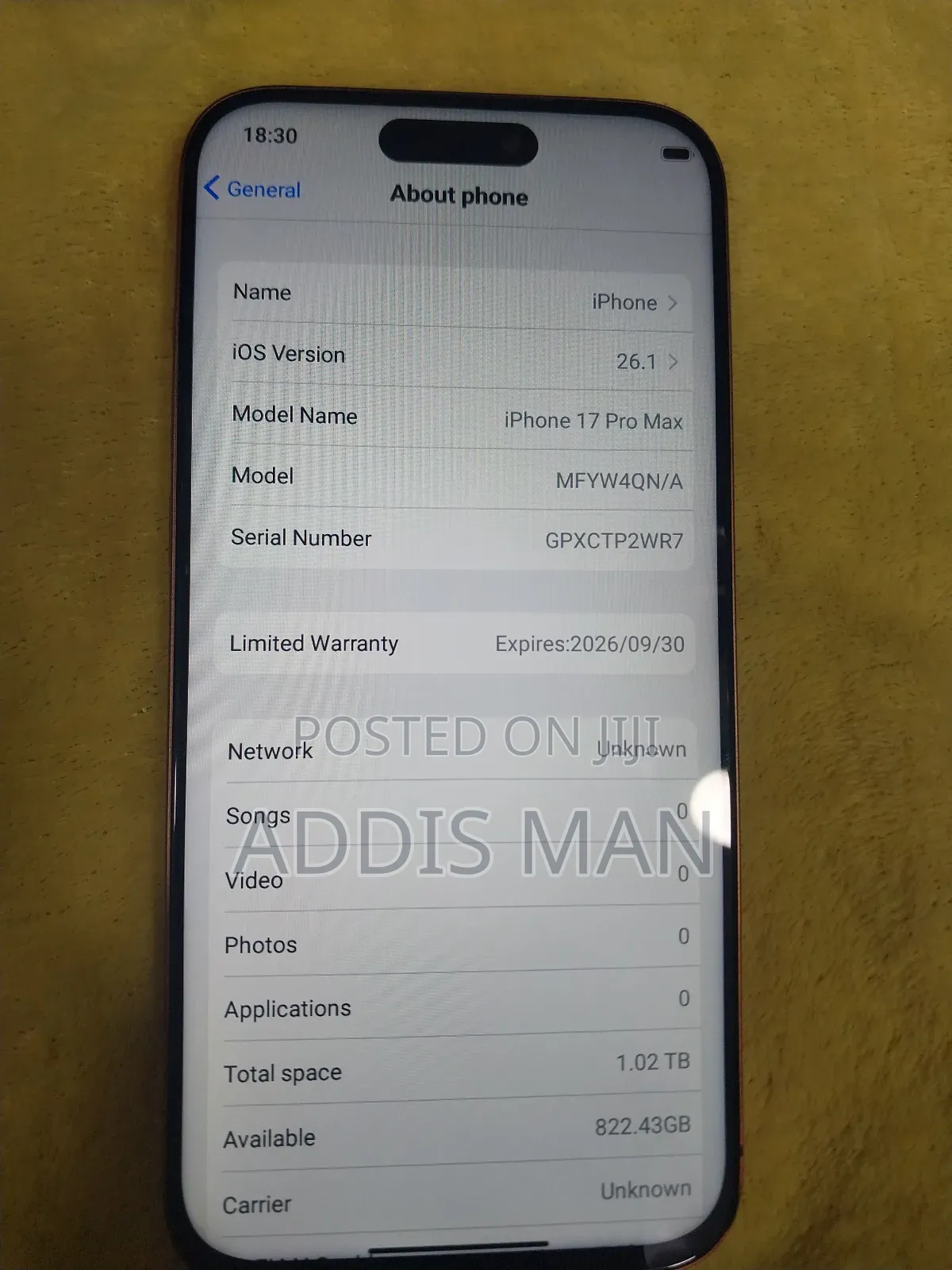 Apple iPhone 17 Pro Max 1 TB Orange