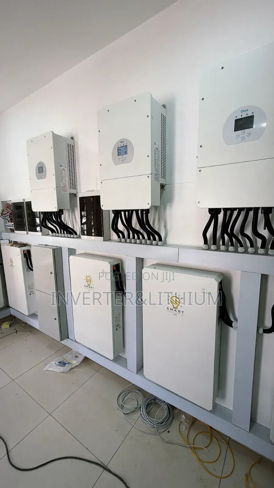 ሃይብሪድ ኢንቨርተር እና ሊትየም አየን ባትሪ (Hybrid Inverter Lithium Ion Battery )