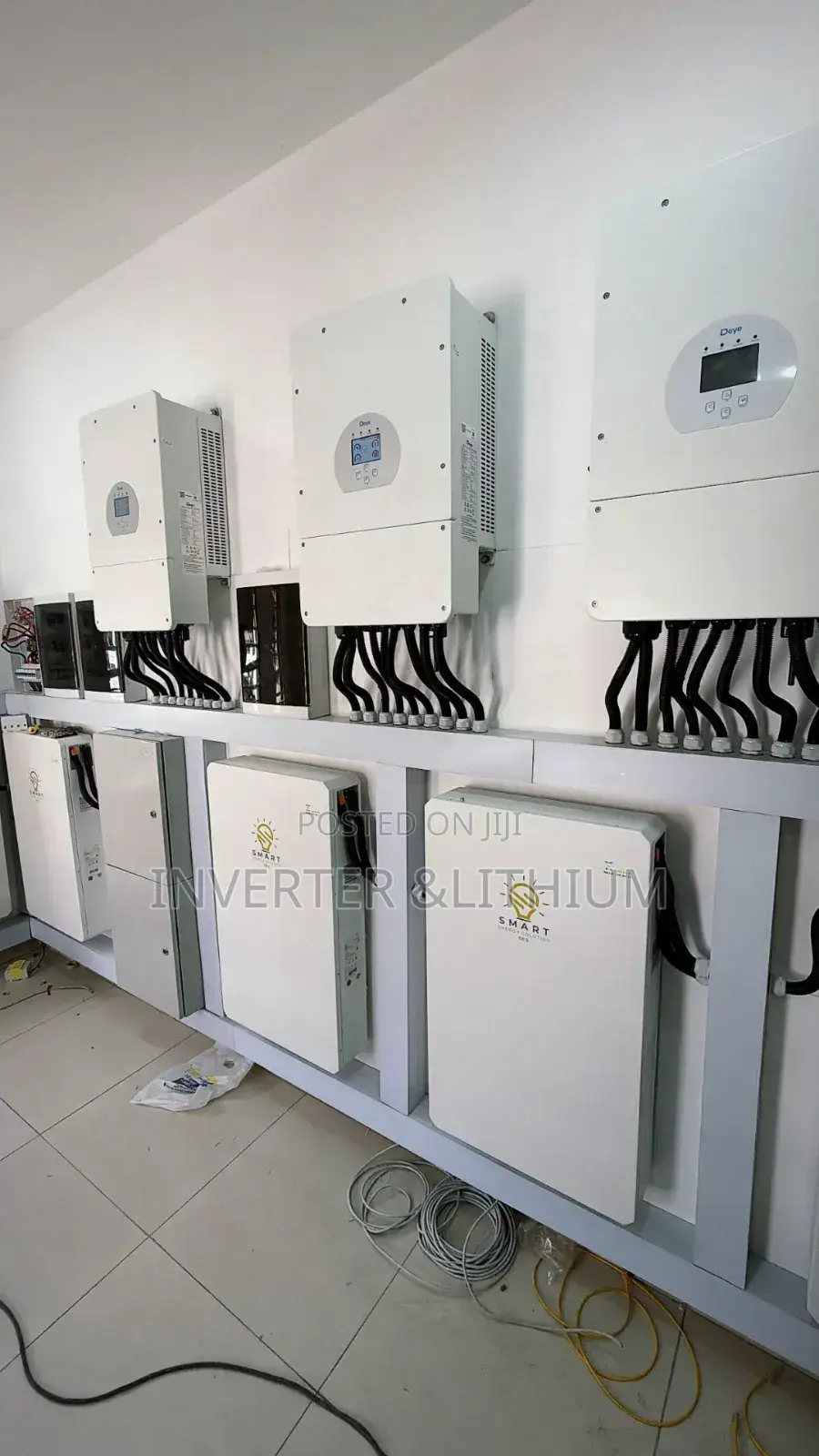 ሃይብሪድ ኢንቨርተር እና ሊትየም አየን ባትሪ (Hybrid Inverter Lithium Ion Battery )