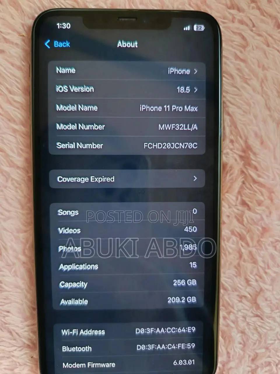 Apple iPhone 11 Pro Max 256 GB Gold