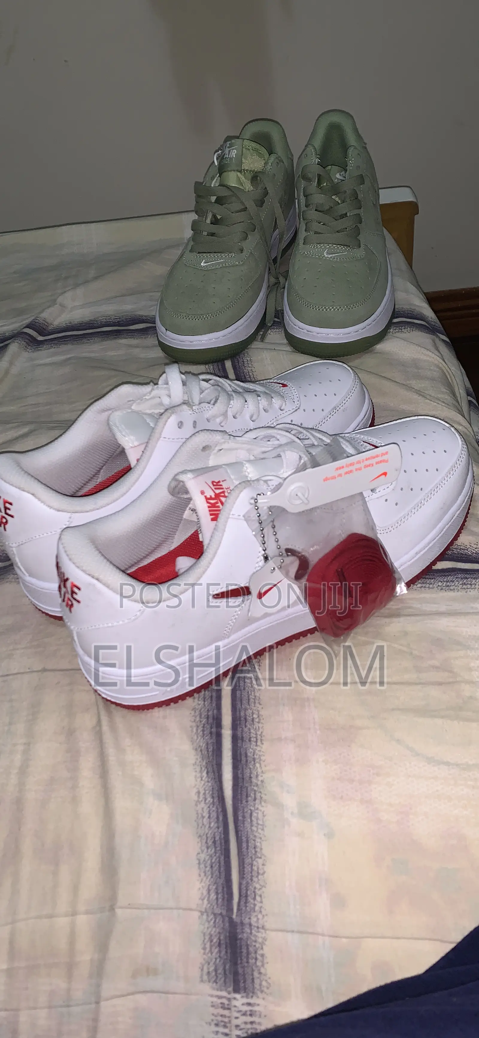 Brand New Nike Air Force 1 - White/Green