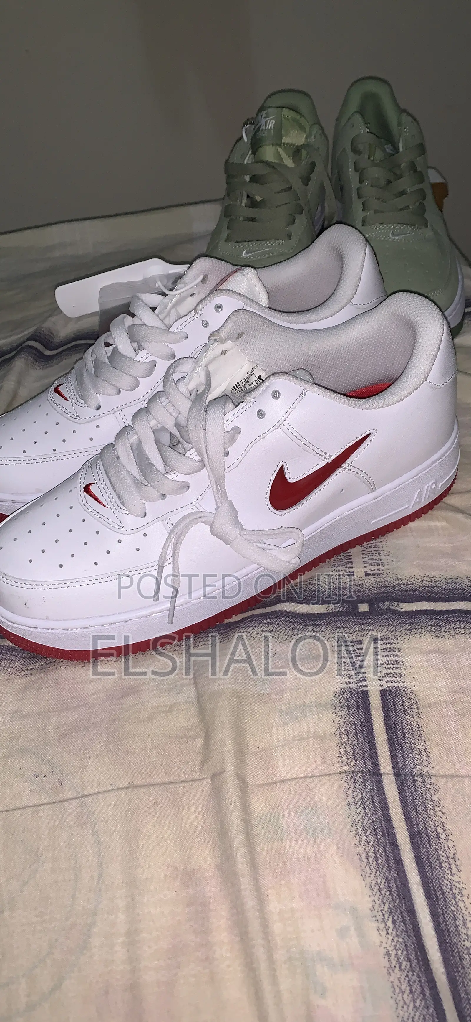 Brand New Nike Air Force 1 - White/Green