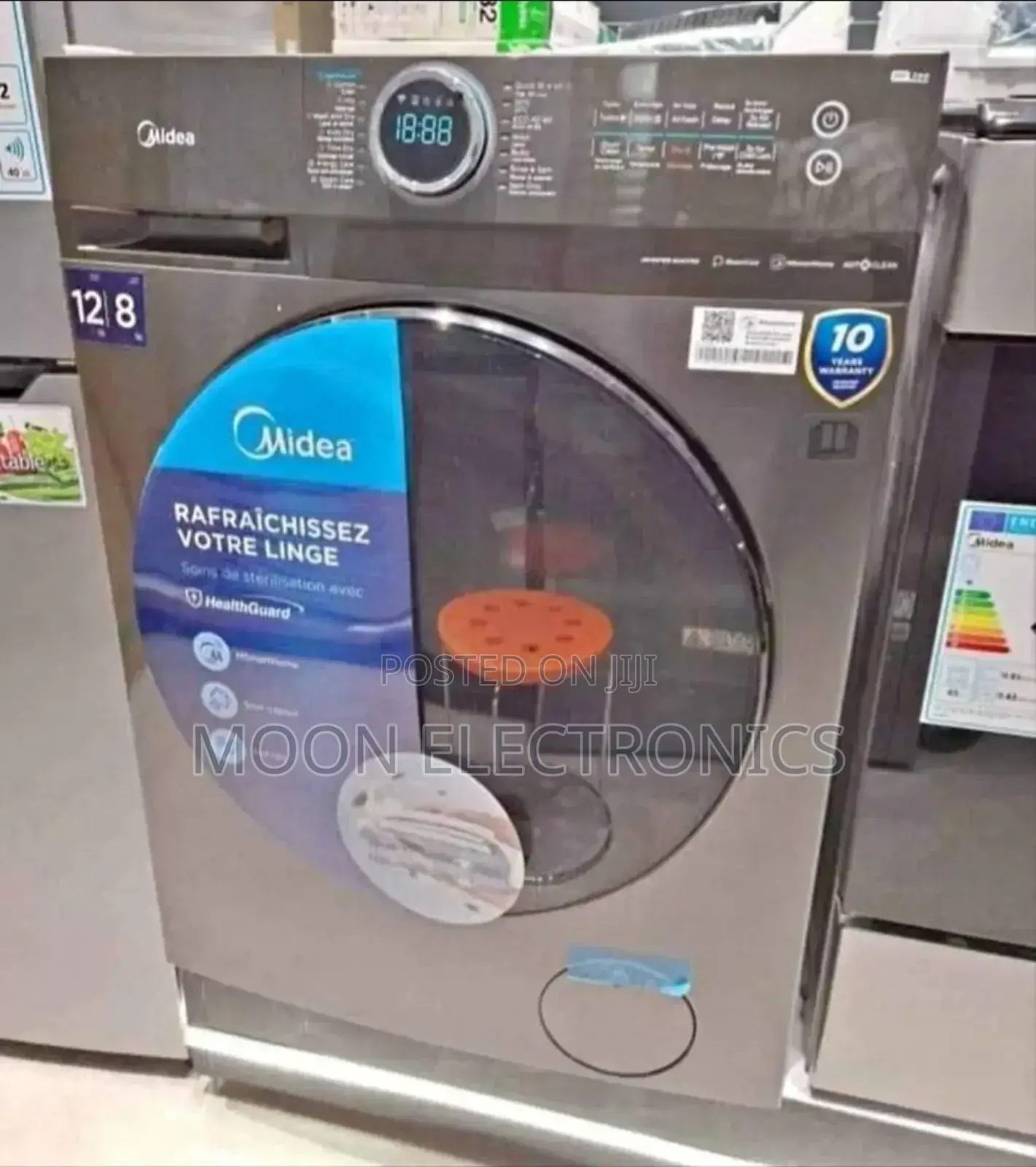 Midea 12/8 Kg Dual Capacity Washing Machine – Flexible Efficient!
