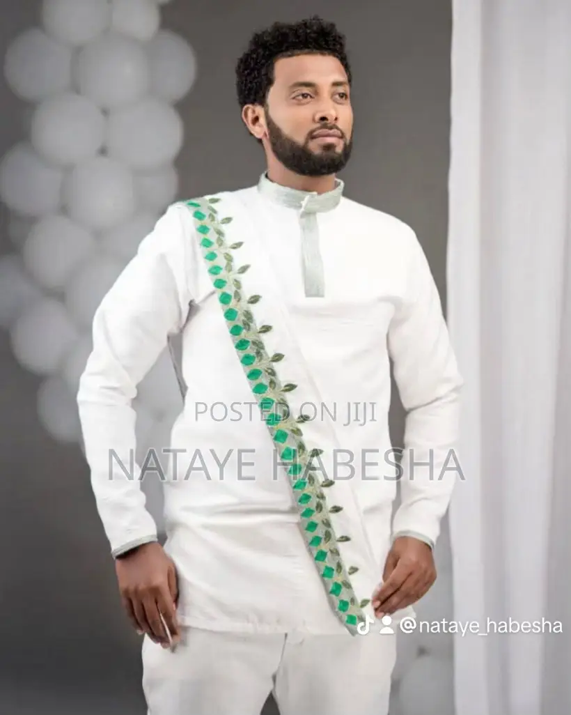 Traditional Men's Clothes Habesha Suit Dress ቀሚስ አልባሳት Clothes