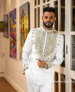 Traditional Men's Clothes Habesha Suit Dress ቀሚስ አልባሳት Clothes