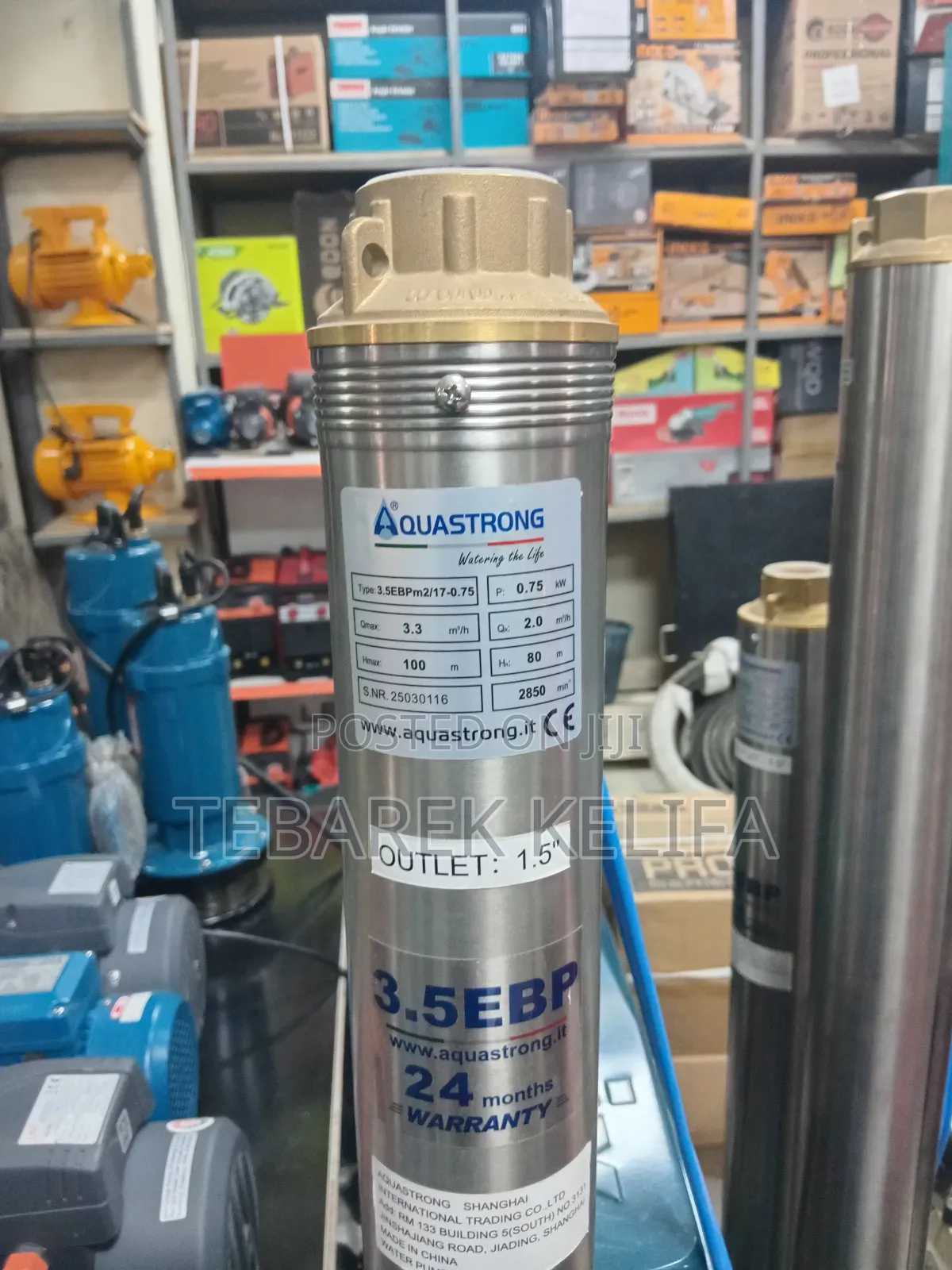 Aquastrog Submersible Borhole Pump