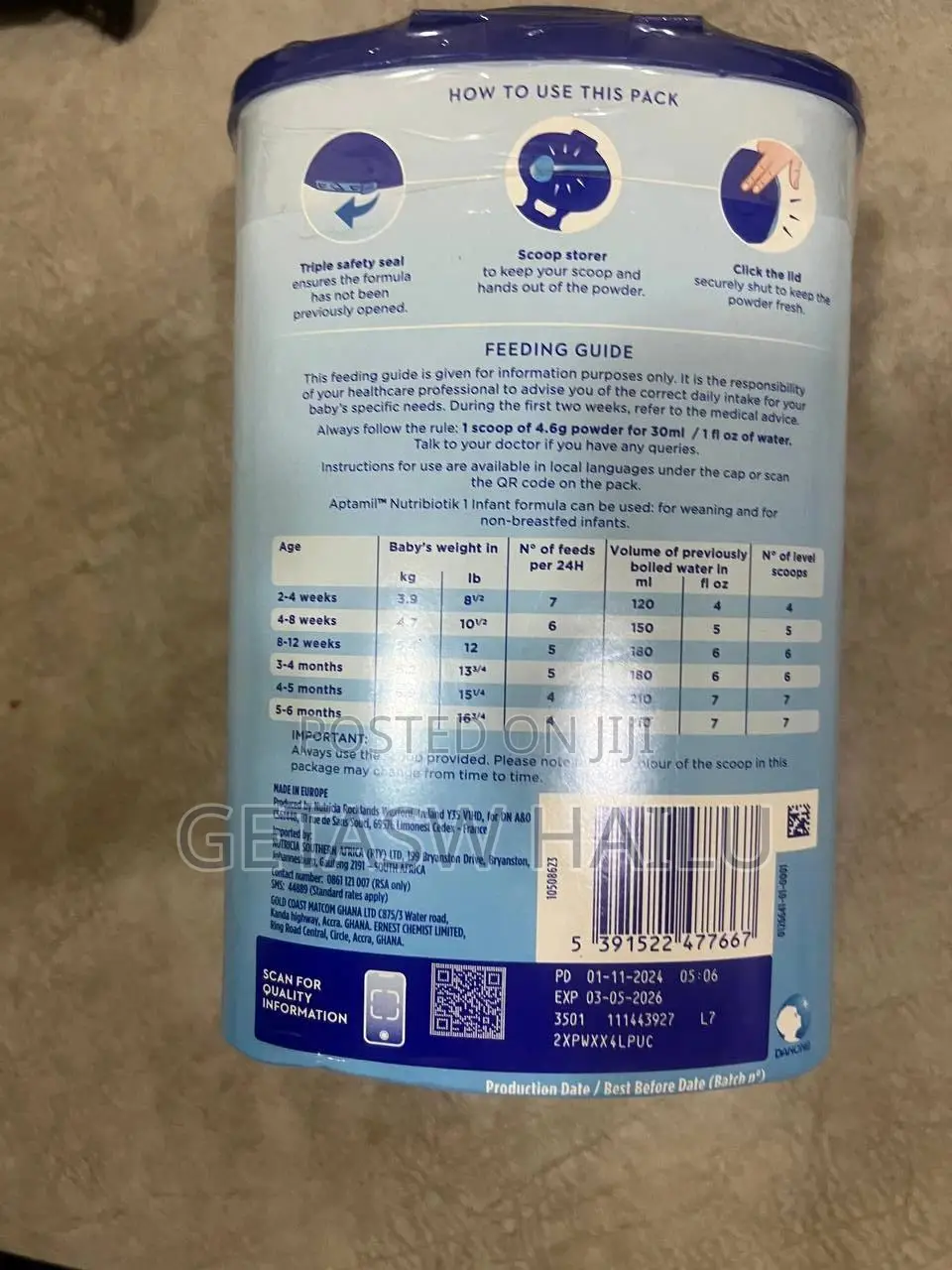 Aptamill 1 First Infant Milk