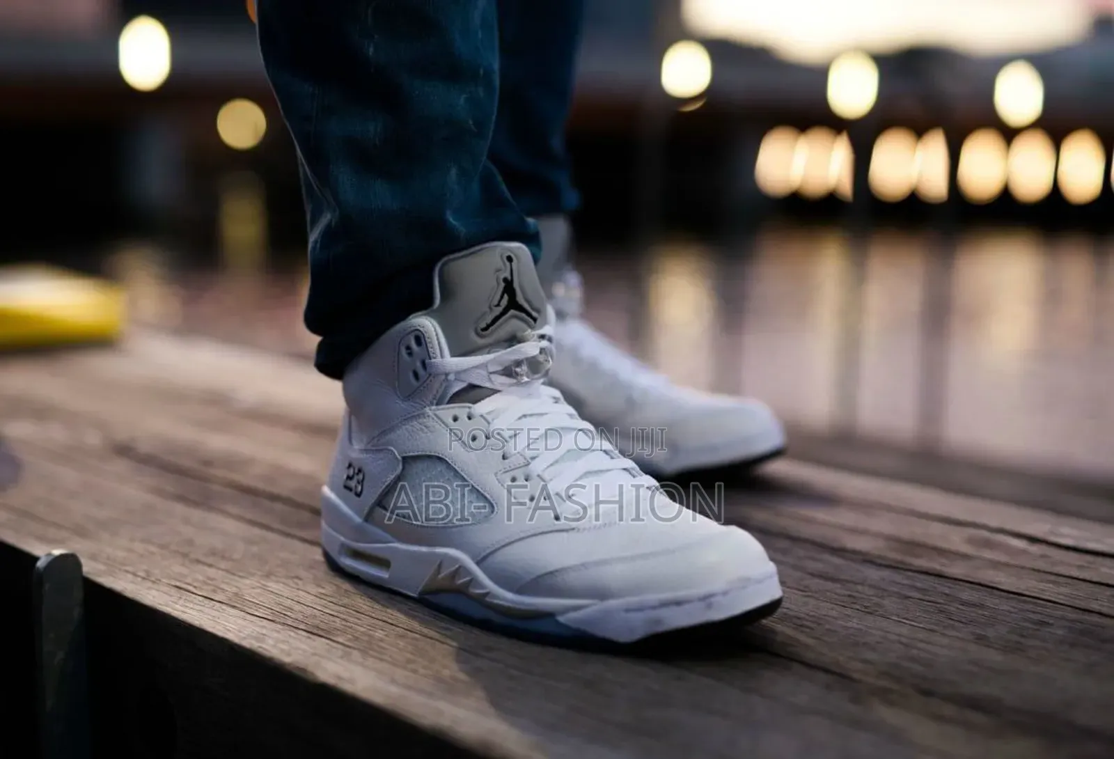 Air Jordan 5 "Metallic Silver" White