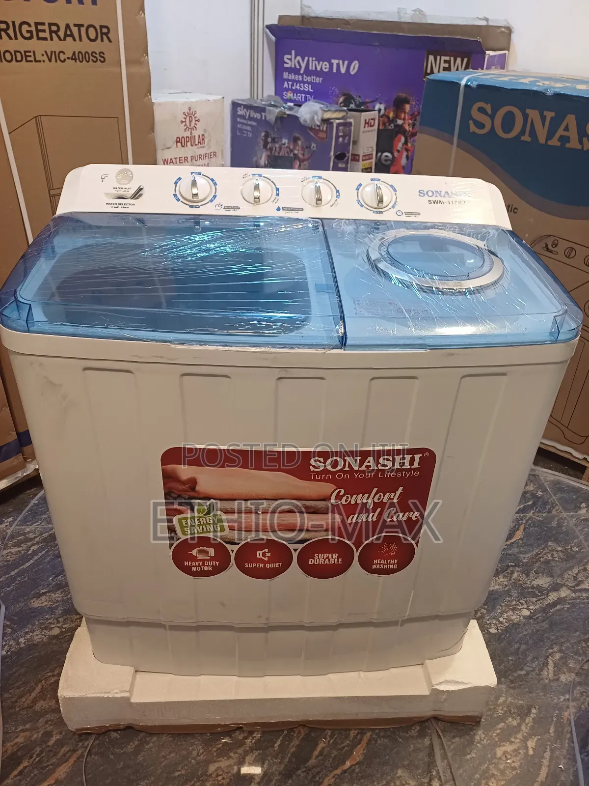 Sonashi Washing Machine 13 Kg – | Original | Strong Wash