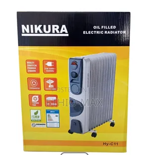 Nikura Oil Heater 11-Fin With Fan – Original | Fast Heating |