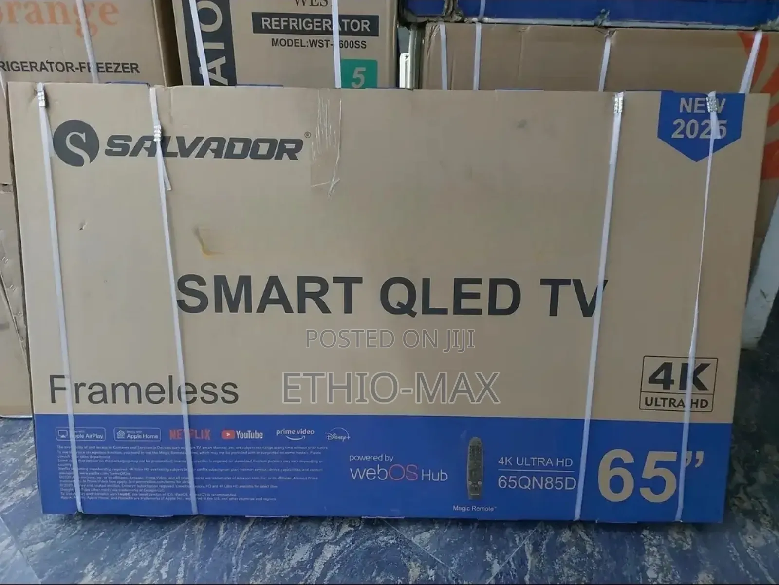 Salvador 65” Smart Frameless Tv – Webos | Original | Ultra Hd