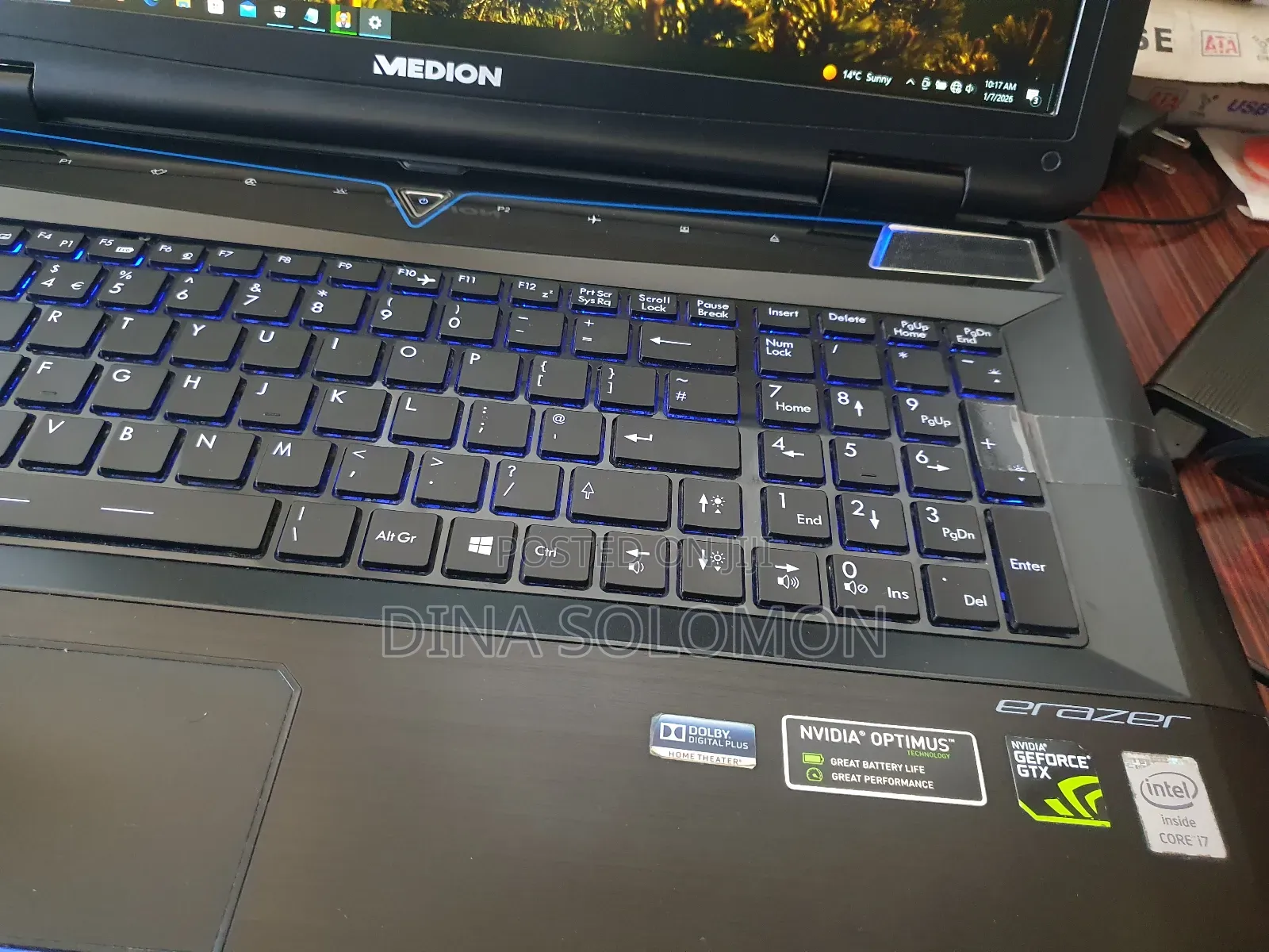 Laptop Medion 16GB Intel Core I7 HDD+SSD 1T