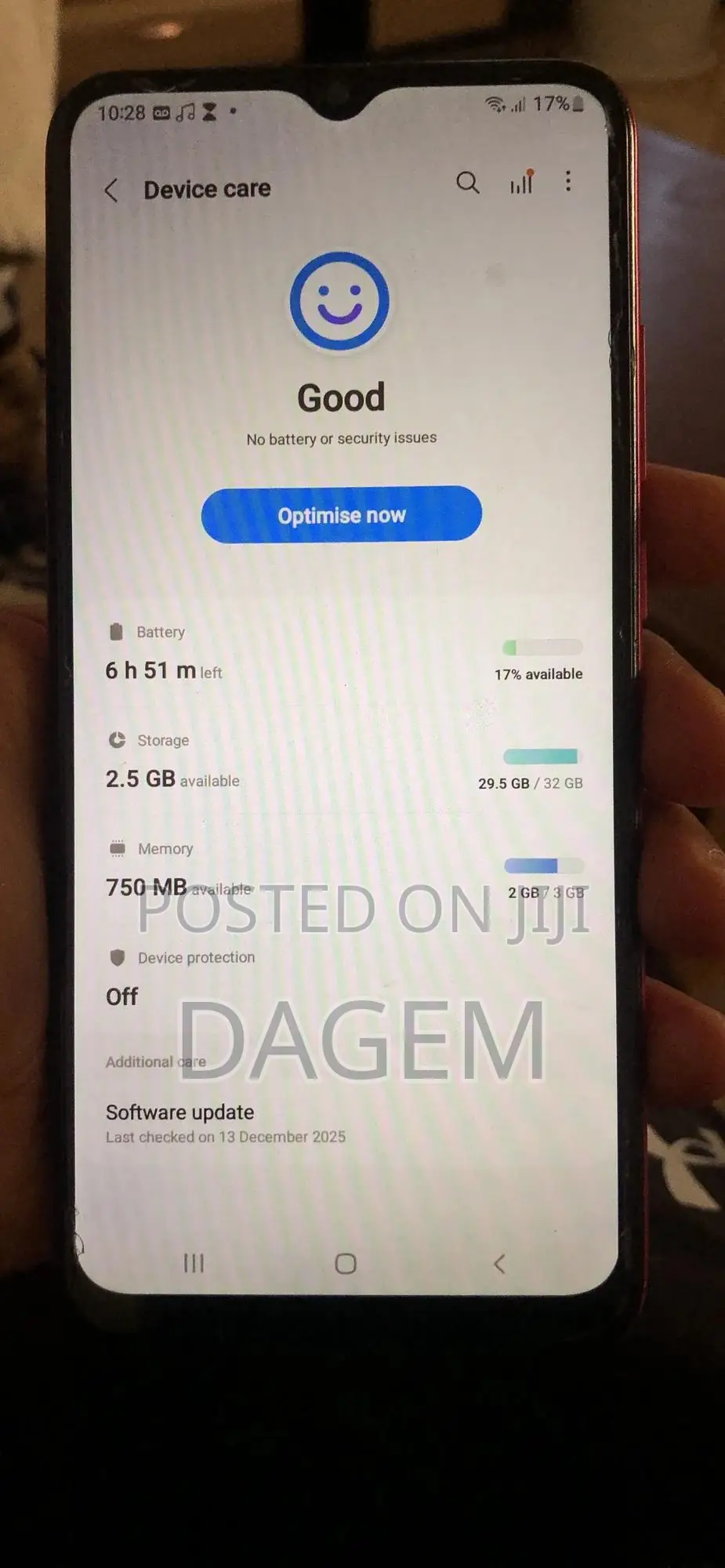 Samsung Galaxy A02 32 GB Red