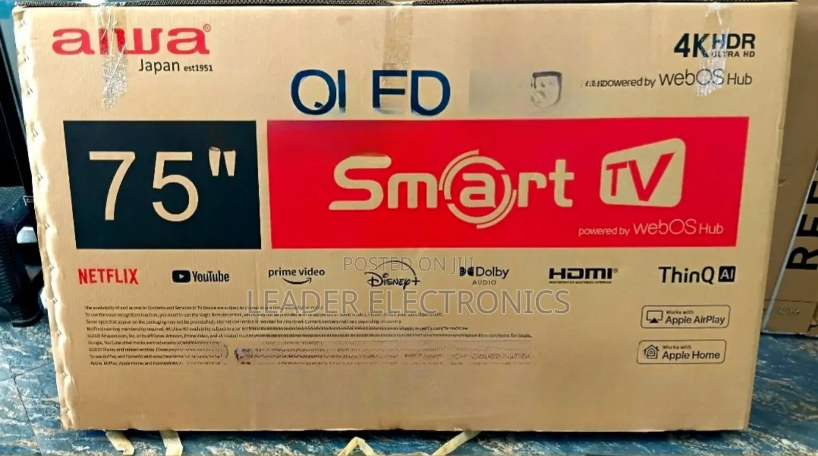 Alwa 75'' Smart Tv – Massive Screen, Powerful Performance!