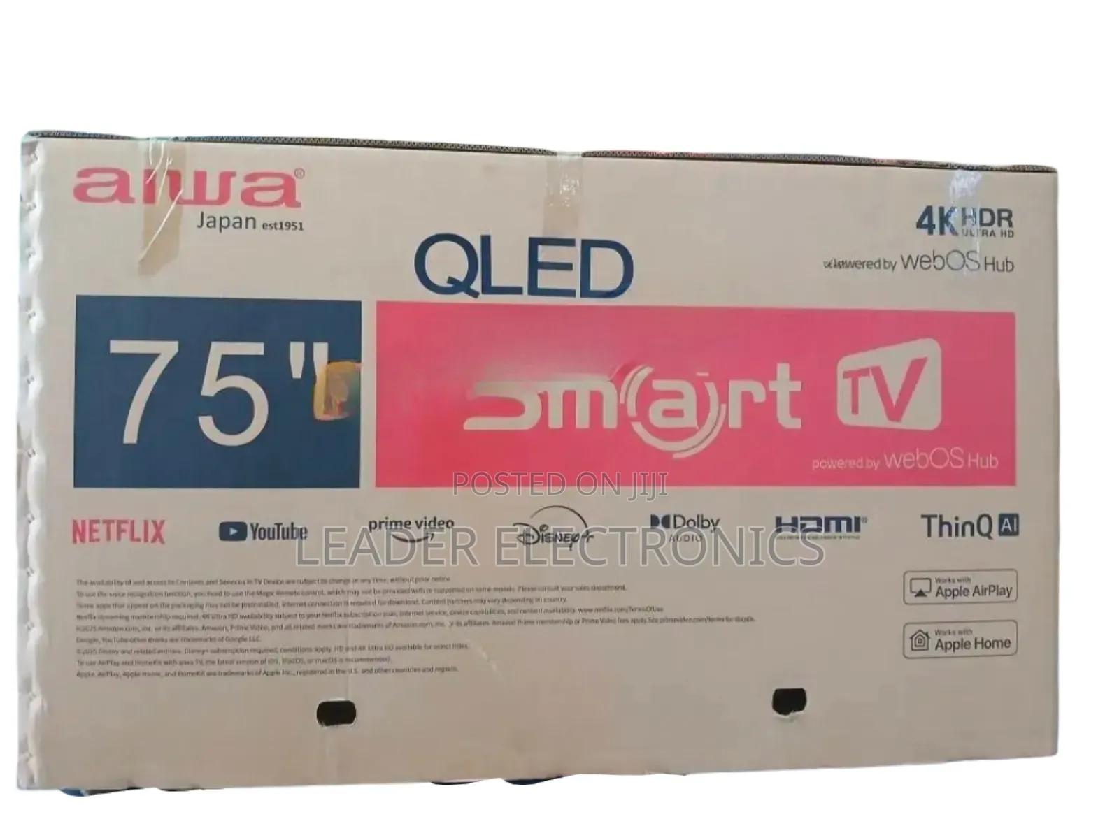 Alwa 75'' Smart Tv – Massive Screen, Powerful Performance!