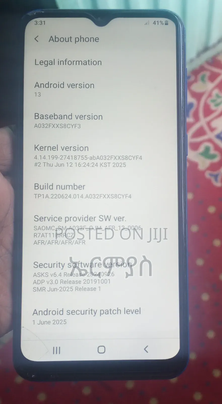 Samsung Galaxy A03 Core 32 GB Blue