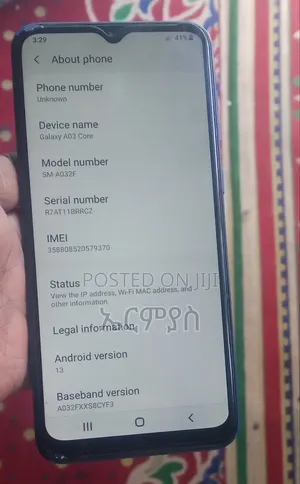 Samsung Galaxy A03 Core 32 GB Blue