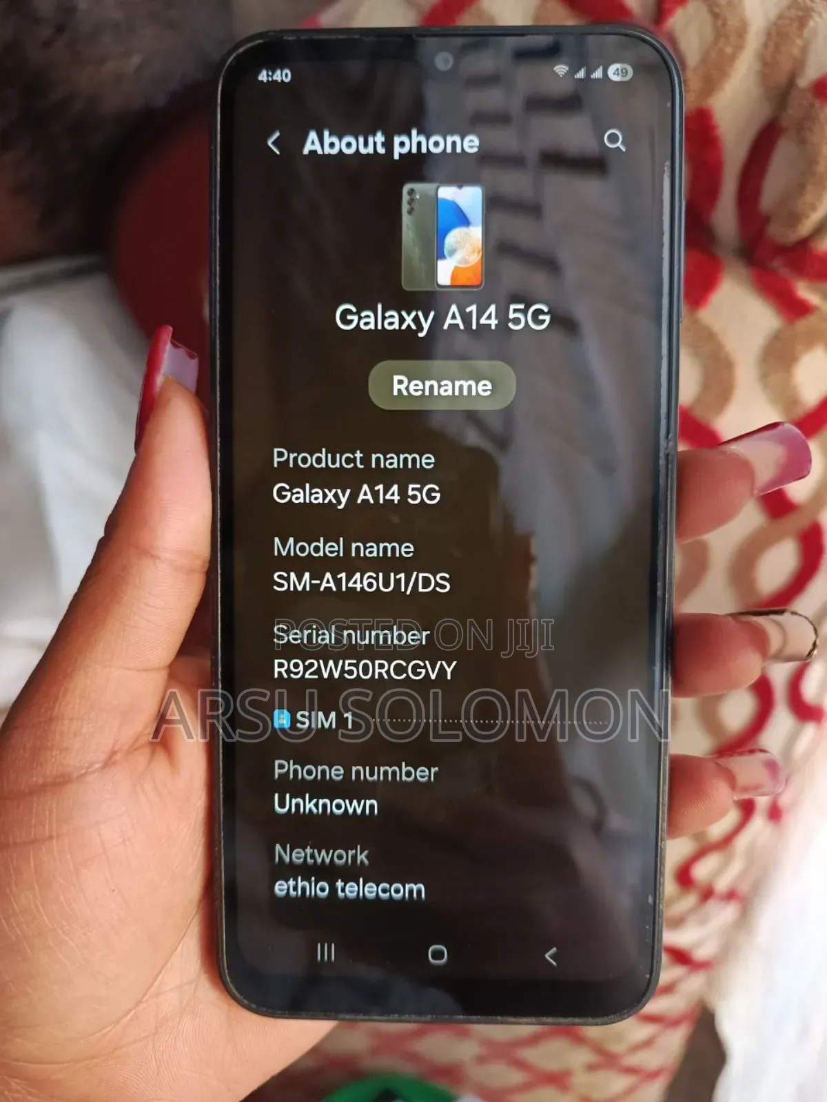 Samsung Galaxy A14 5G 64 GB Gray
