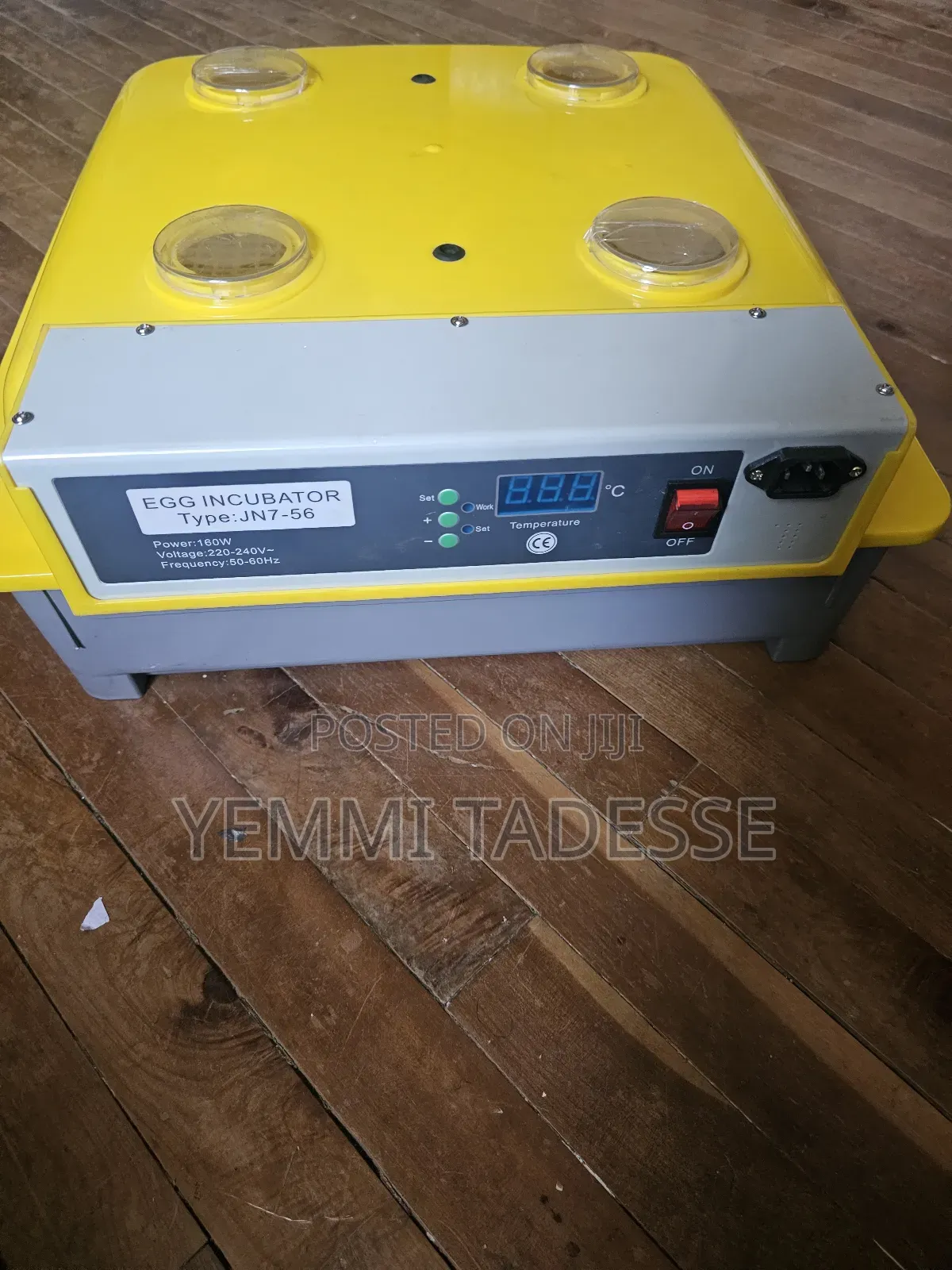 የጫጩት መፈልፈያ, 56 እንቁላል የሚይዝ አዲስ Egg Incubator