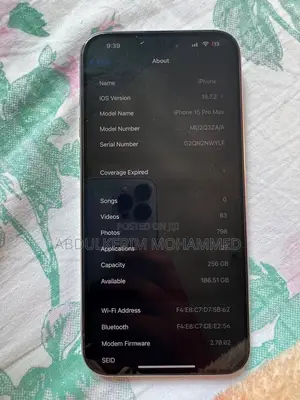 Apple iPhone 15 Pro Max 256 GB Gray