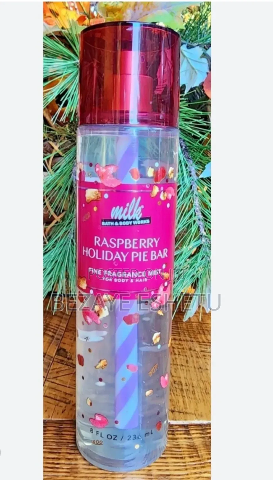 Bath Body Works Milk Bar Raspberry Holiday Pie Bar
