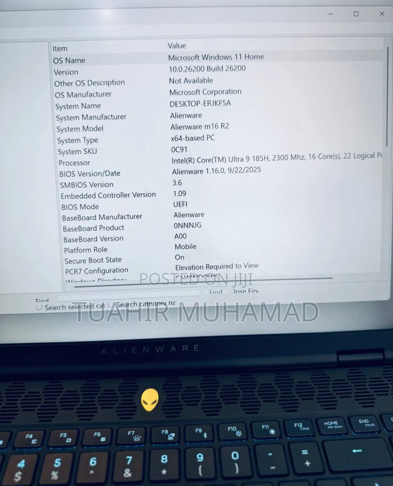New Laptop Alienware M17x R2 16GB Intel Core Ultra 9 SSD 1T
