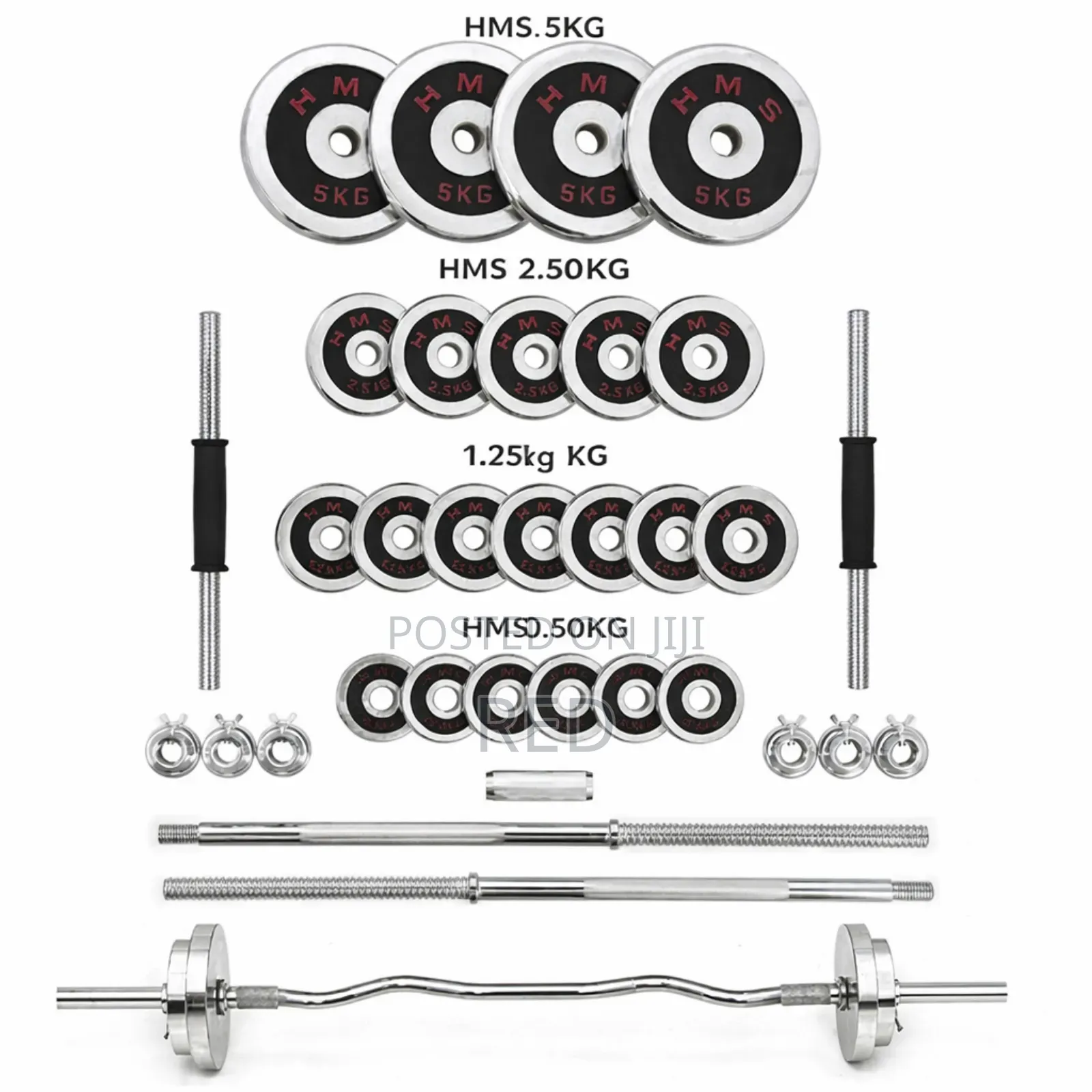 Dumbbell and Barbell 55kg