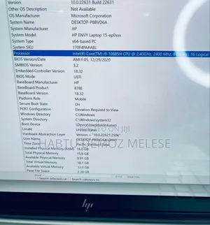New Laptop HP Envy X2 16GB Intel Core I9 SSD 1T