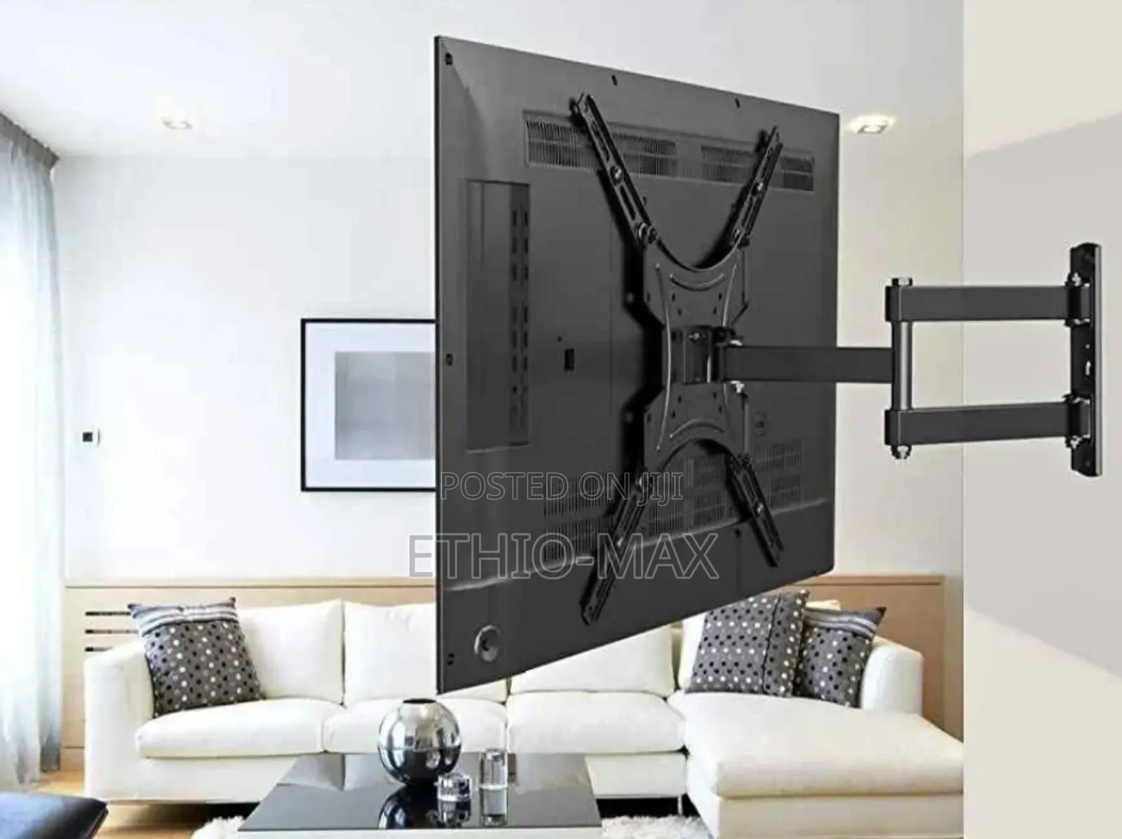 Flexible Tv Wall Mount 24”–85” – Strong | Adjustable | Space Saving