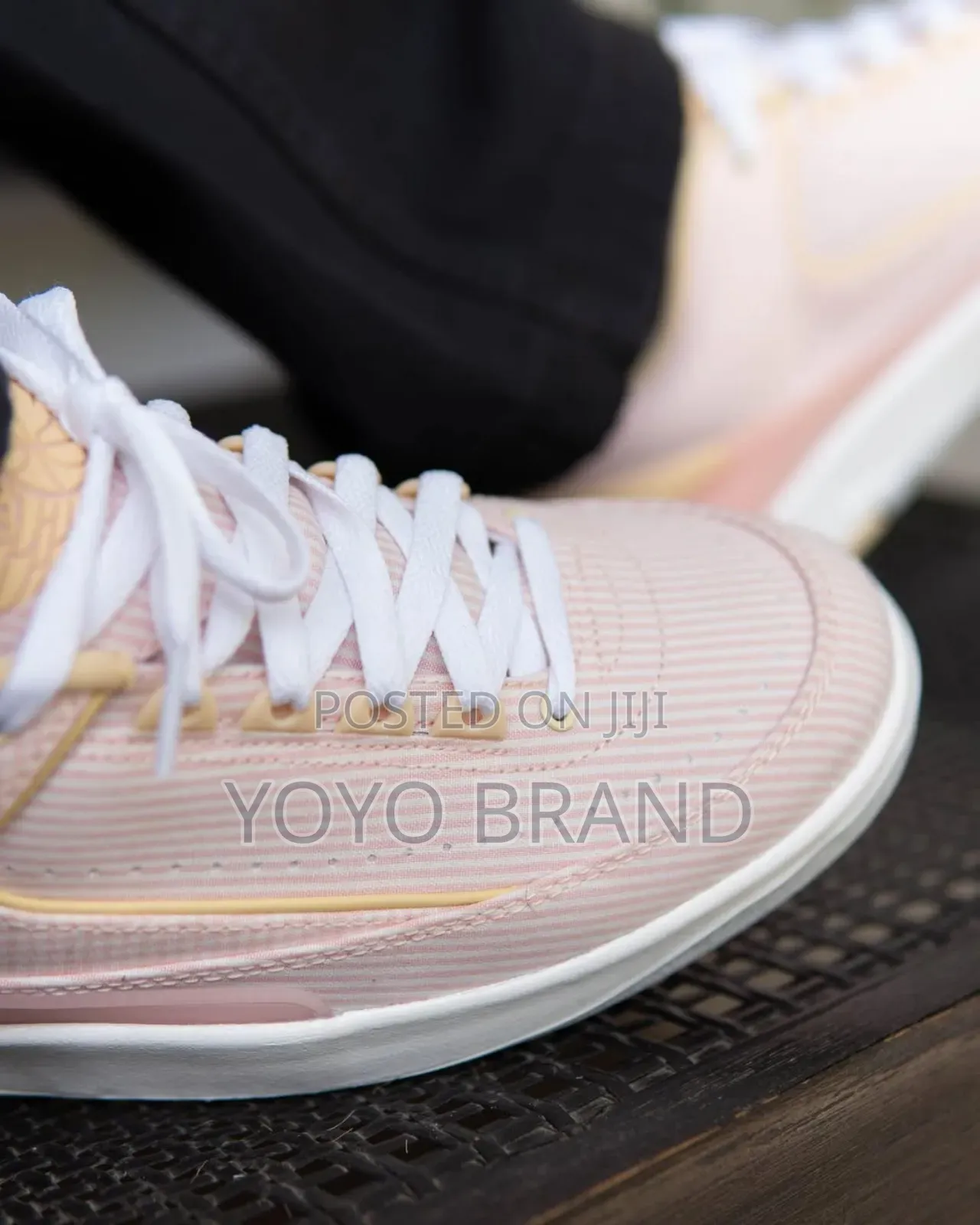 Air Jordan 2 Low Seersucker Craft Atmosphere Fashion Shoes