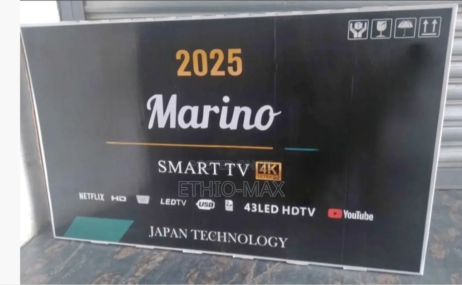 Marino 43” Smart Android Tv – Double Glass | Original | New Arrival