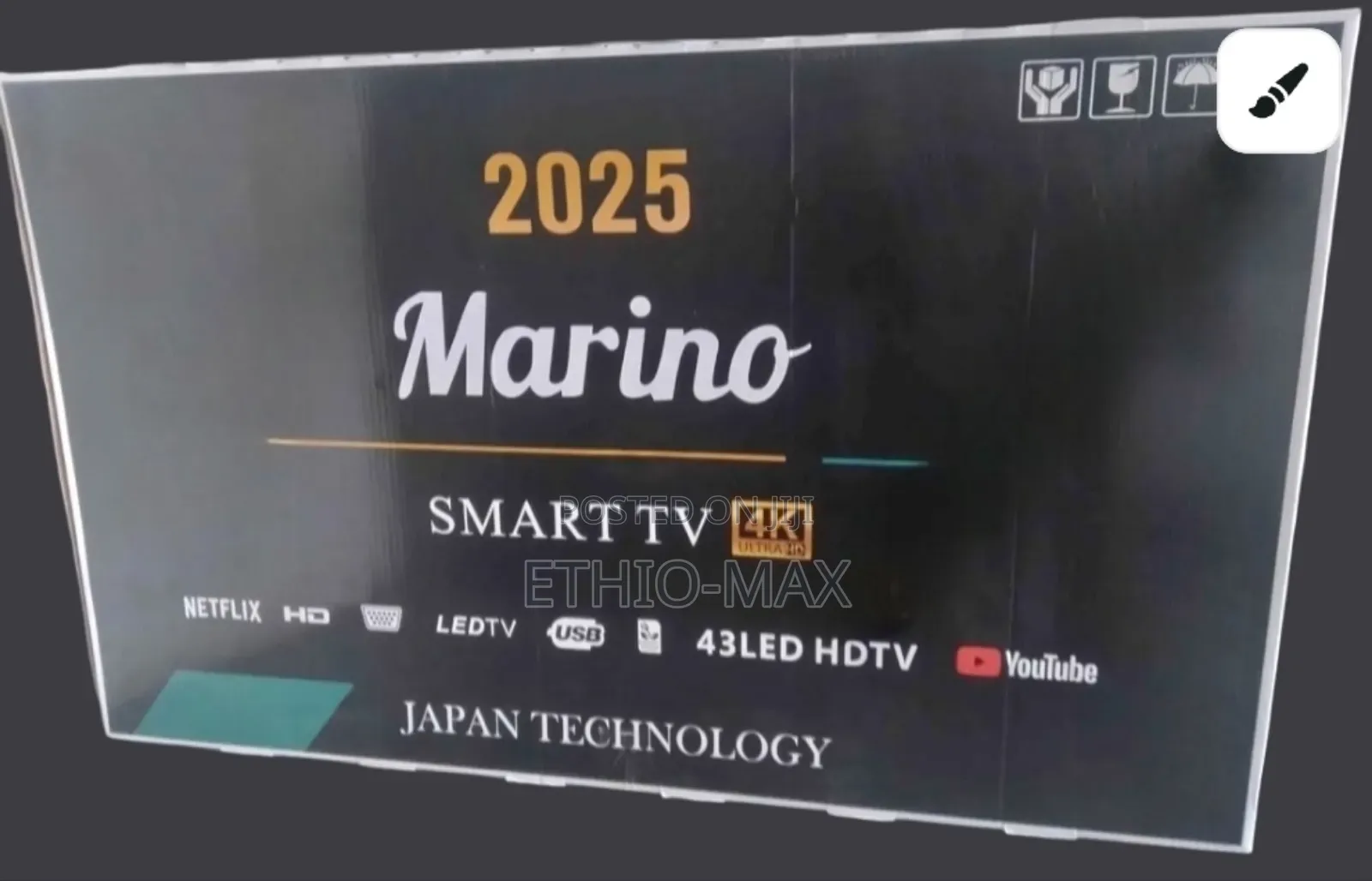 Marino 43” Smart Android Tv – Double Glass | Original | New Arrival