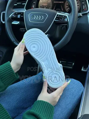 Nike Air Force 1high Og White Black Strip Fashion Boots