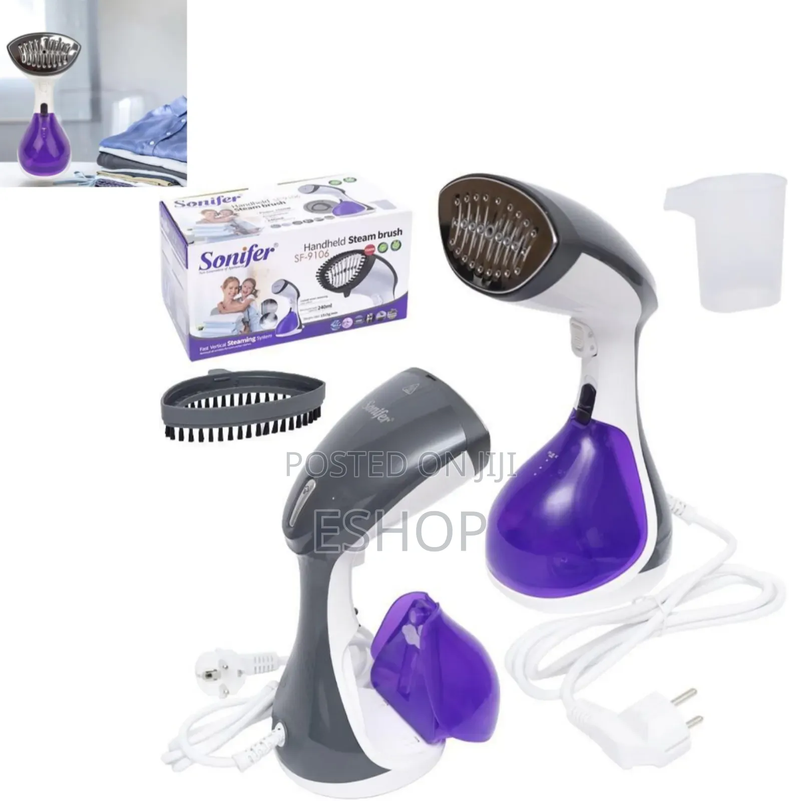 Easy-Fill Handheld Garment Steamer With Auto Steam