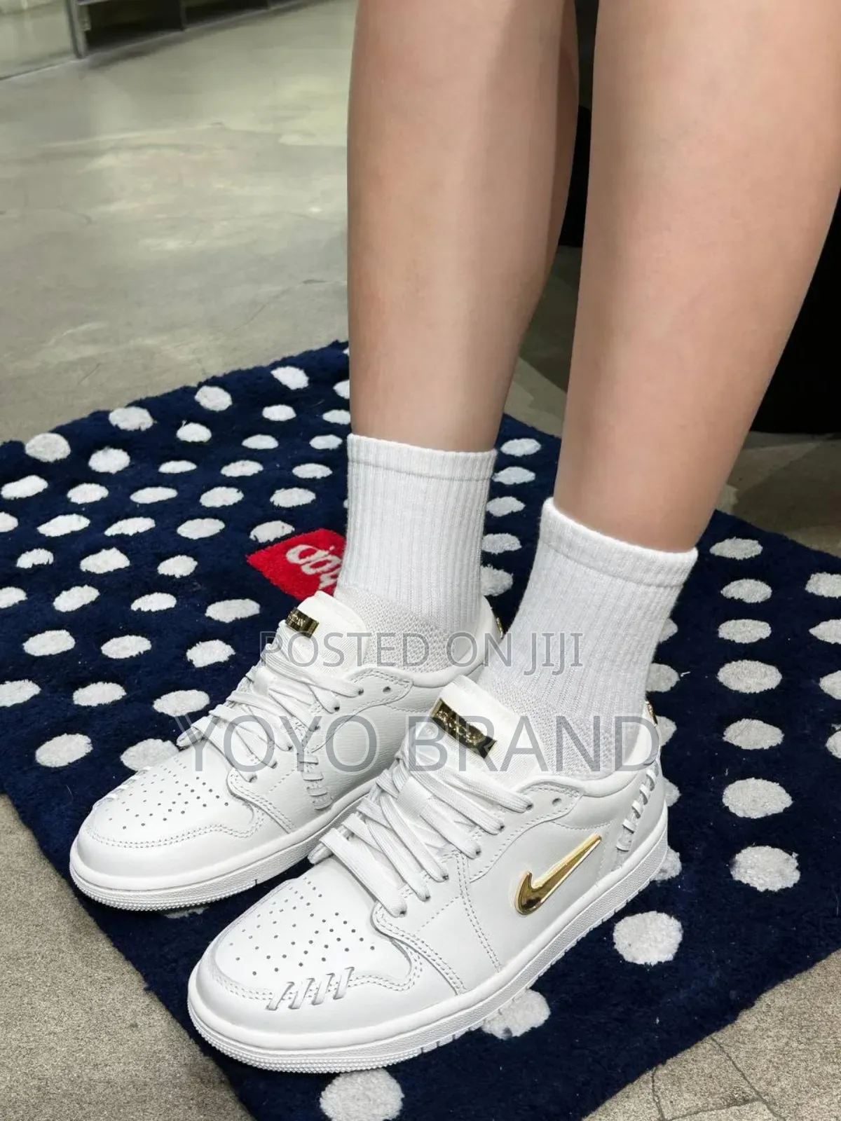 Air Jordan 1 Low Mm Sail Metalic Gold Fashion Shoes