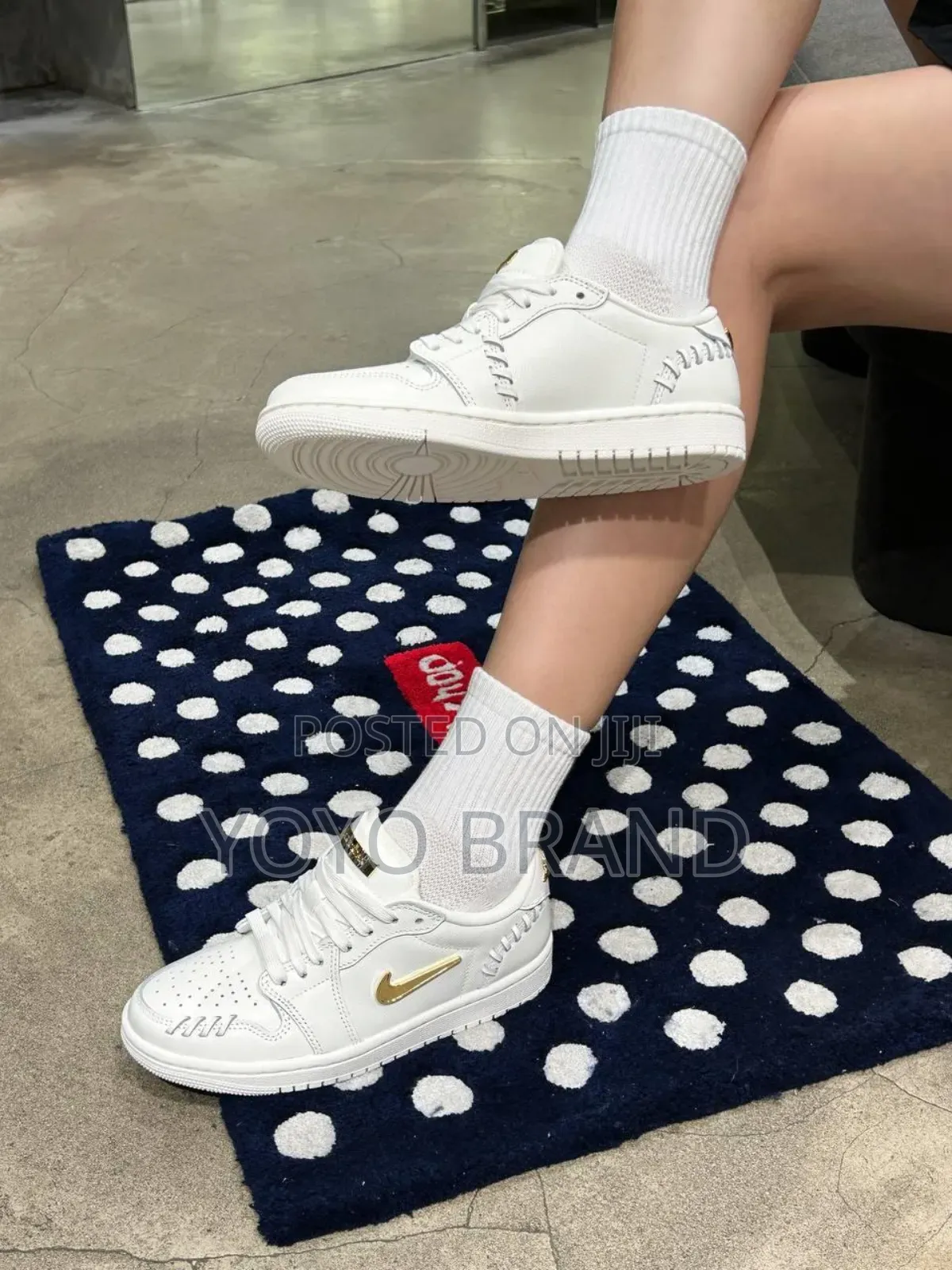 Air Jordan 1 Low Mm Sail Metalic Gold Fashion Shoes