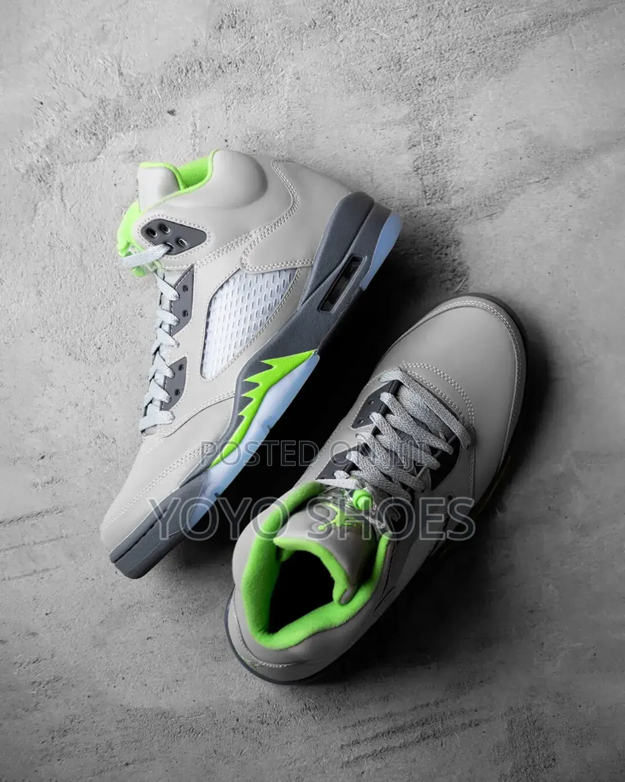 Air Jordan 5 Retro Green Bean Fashion Boots