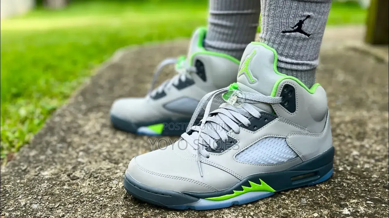 Air Jordan 5 Retro Green Bean Fashion Boots