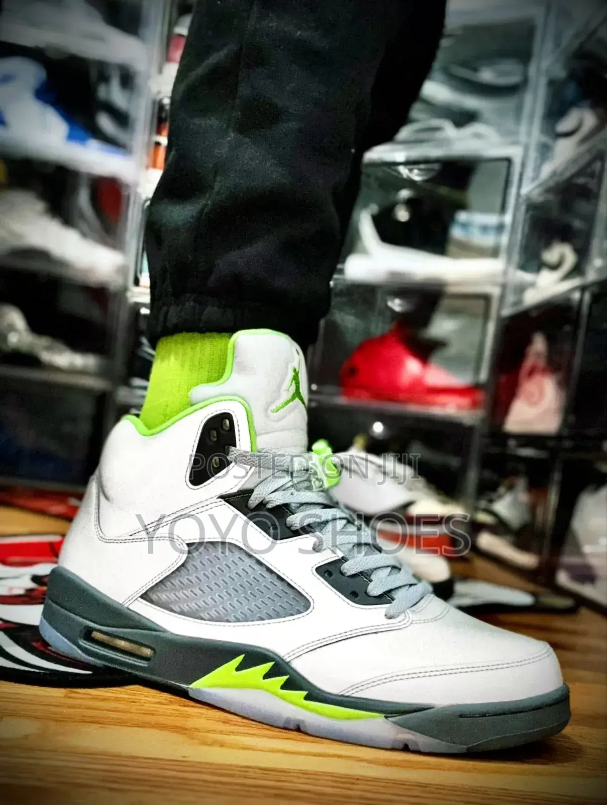 Air Jordan 5 Retro Green Bean Fashion Boots