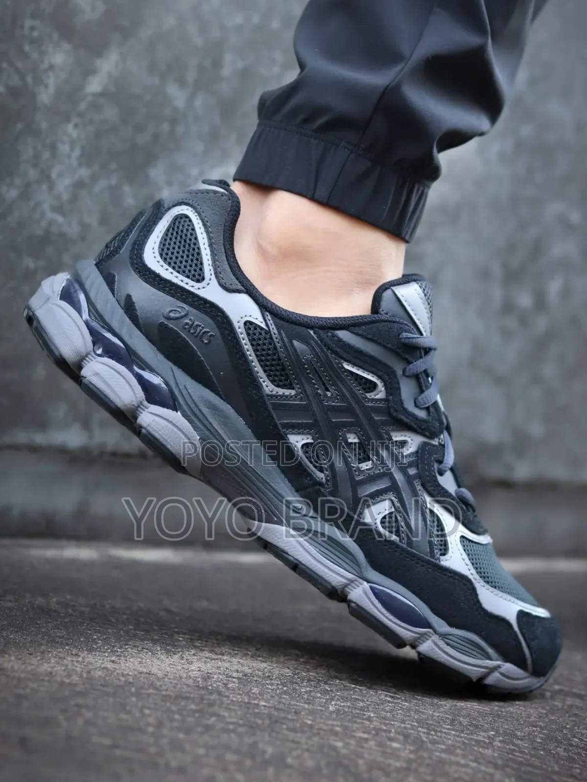 Asics Gel-Nyc Black Graphite Fashion Sneaker