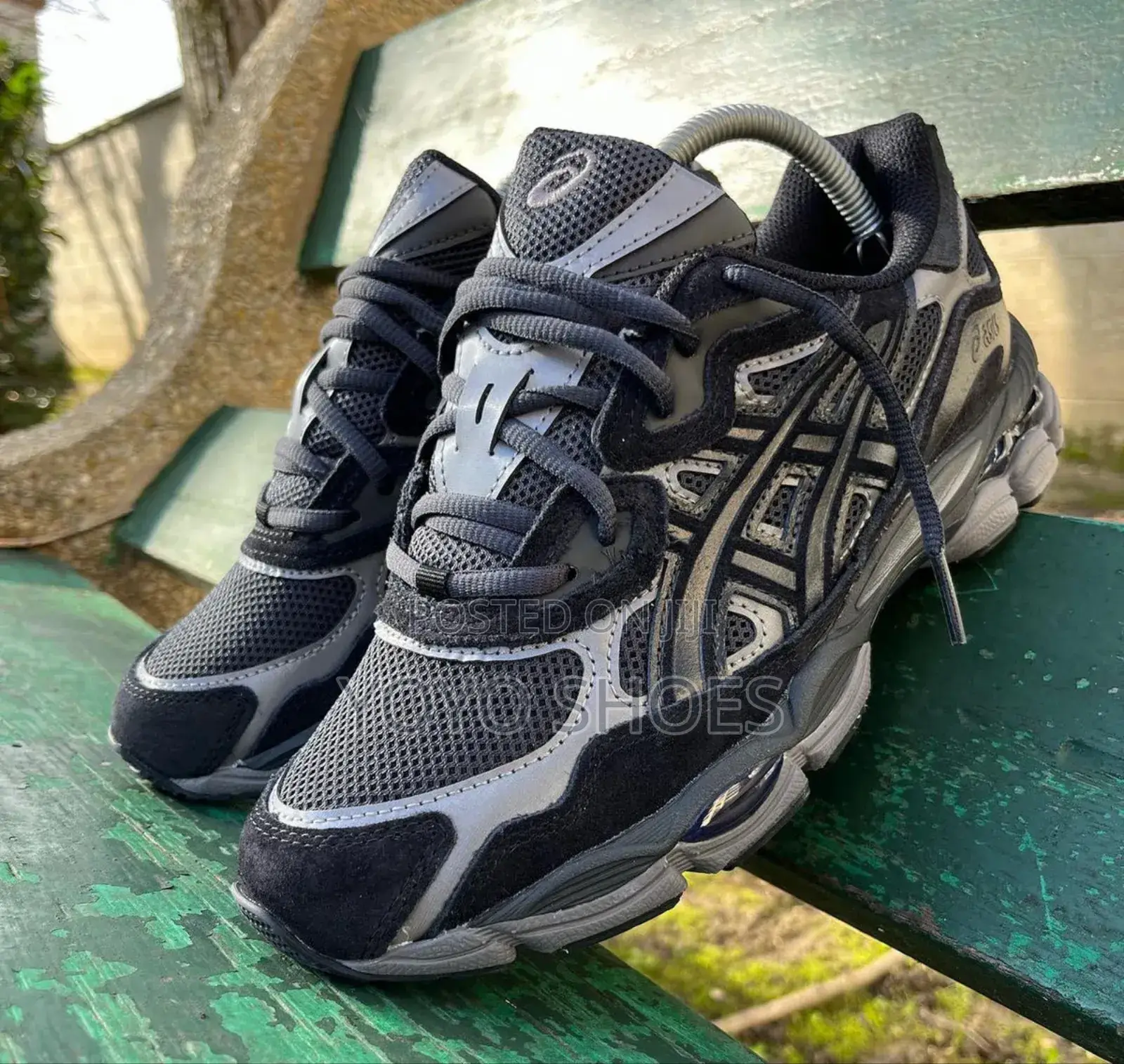 Asics Gel-Nyc Black Graphite Fashion Sneaker
