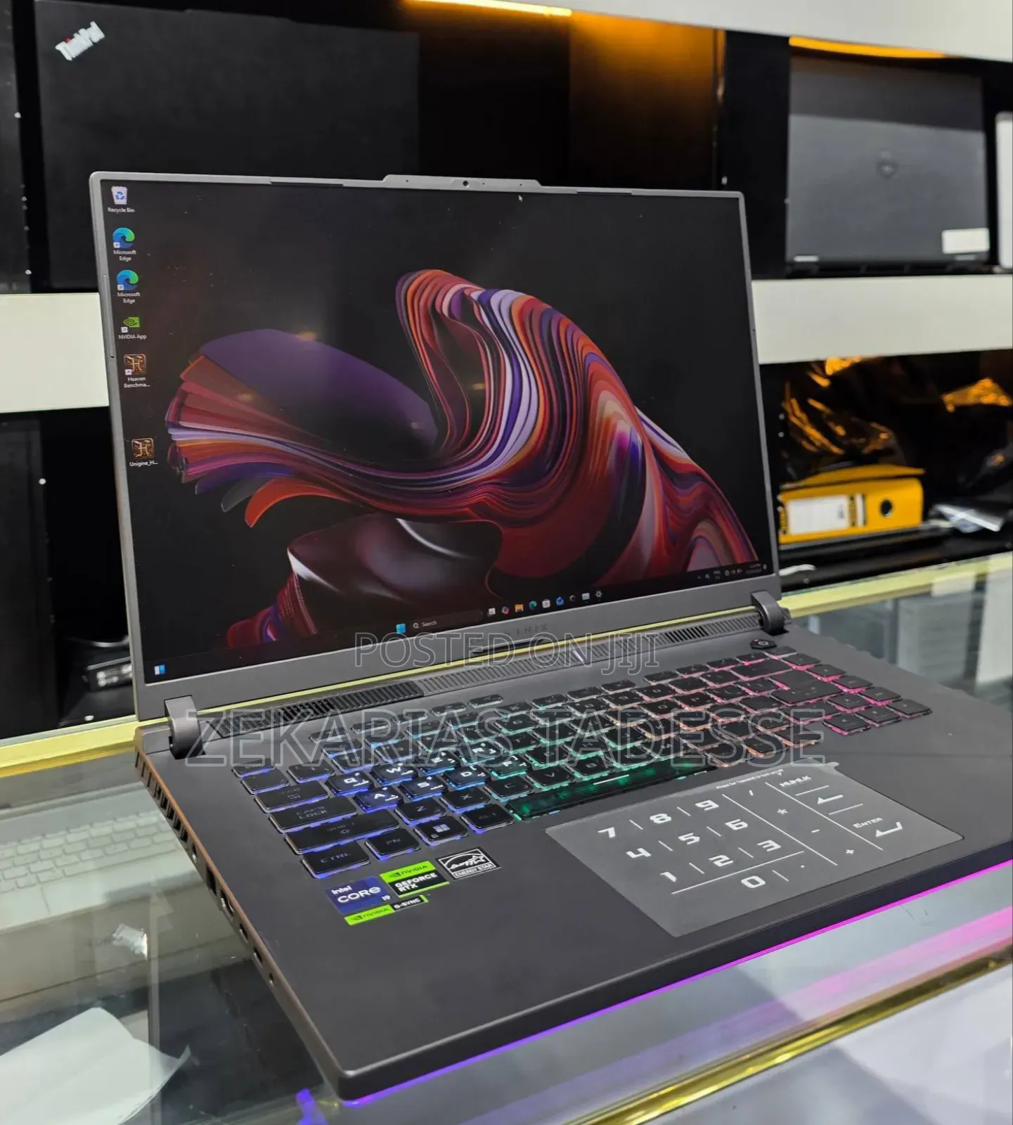 New Laptop Asus 16GB Intel Core I9 SSD 1T