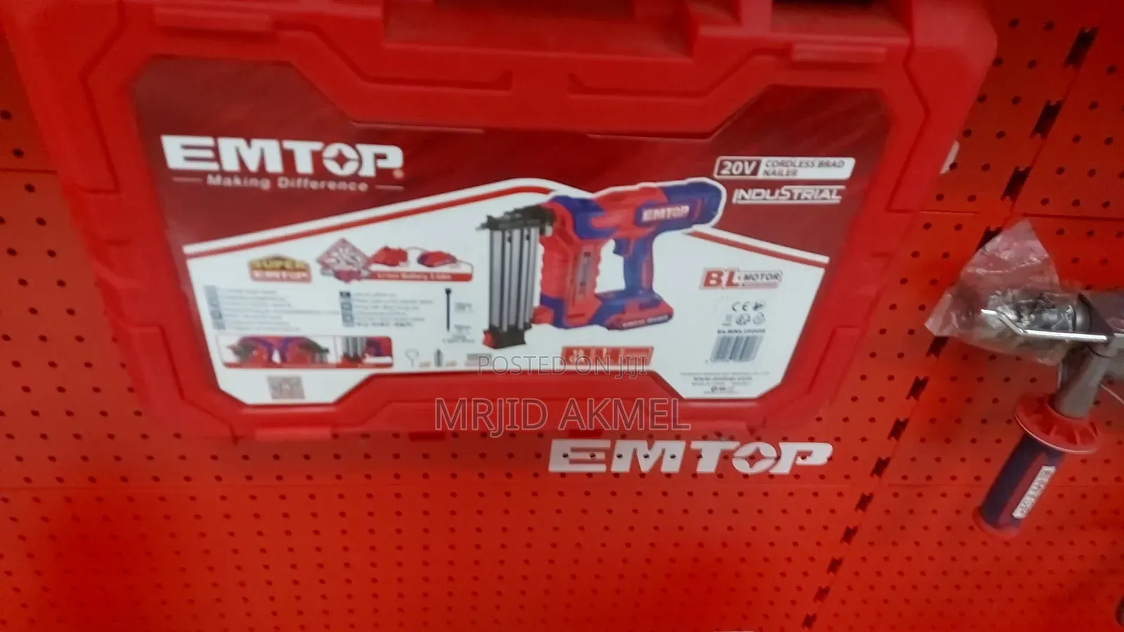 Emtop Cordless Nailer Shooter