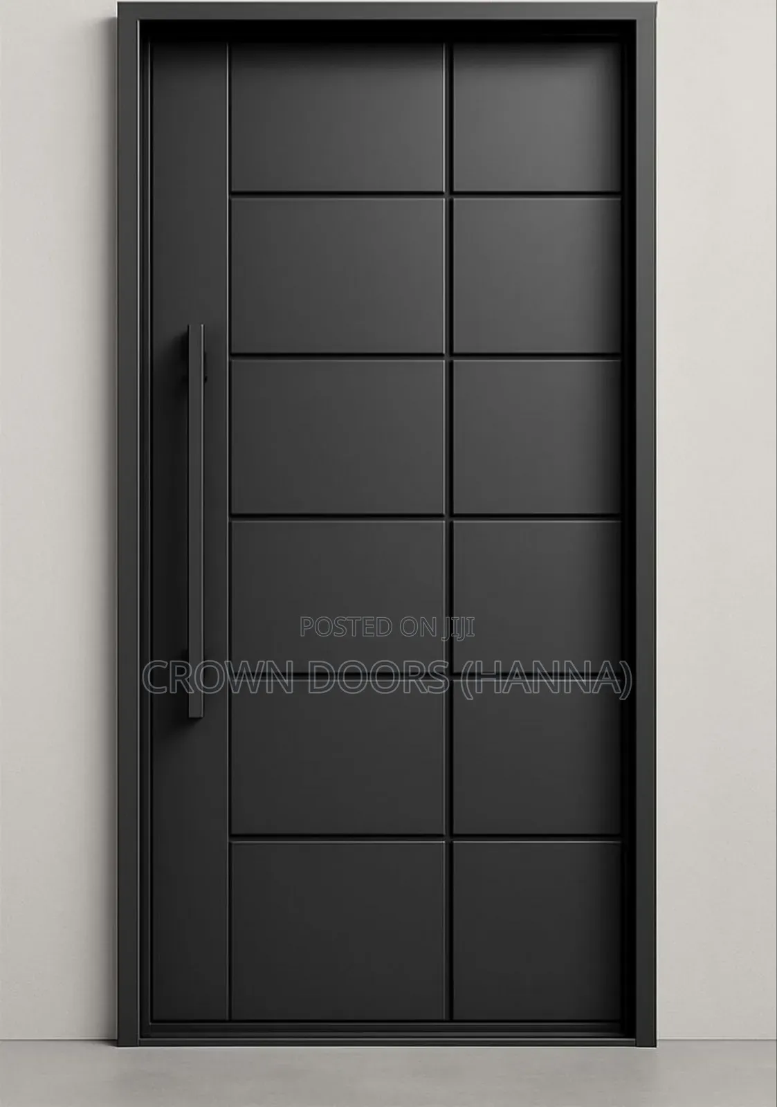 Crown Door /Main Gates/ Made of Natural Stone Wooden Fiber