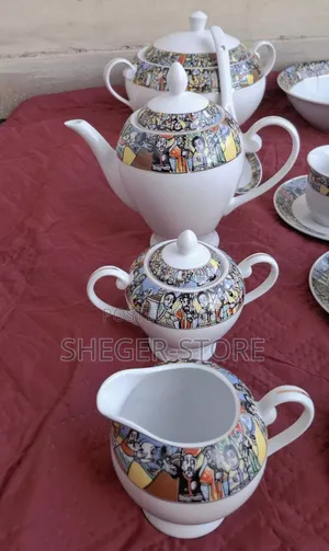 High Class 35 Pc Abyssinia Traditional Full Dinner Set